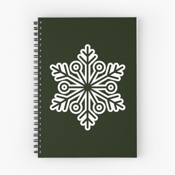 Item preview, Winter Snowflake Black Forest Green Seamless Pattern Art designed and sold by ​Jyoti Digital Artist.