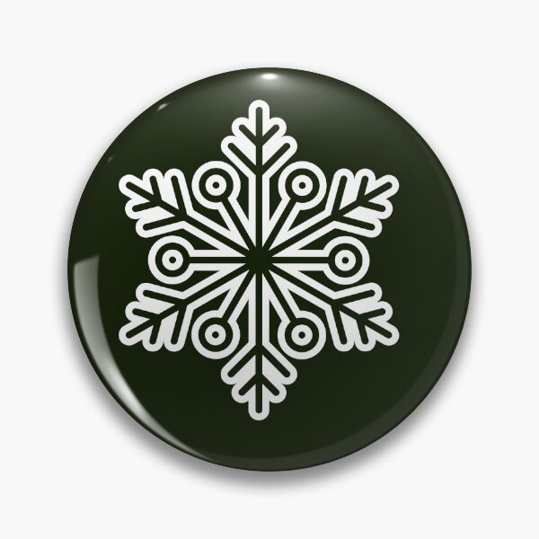 Item preview, Winter Snowflake Black Forest Green Seamless Pattern Art designed and sold by ​Jyoti Digital Artist.
