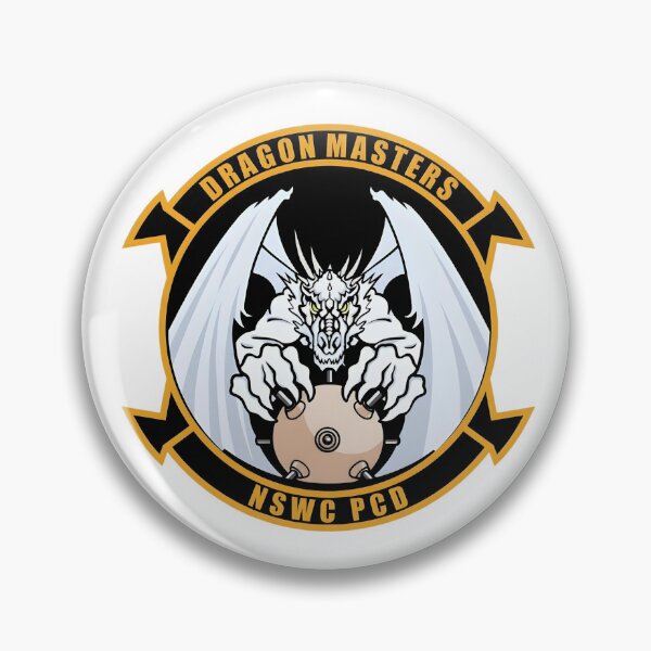 Item preview, US Navy NSWC PCD Dragon Masters Naval Surface Warfare Center Emblem    designed and sold by CharlieDesings.