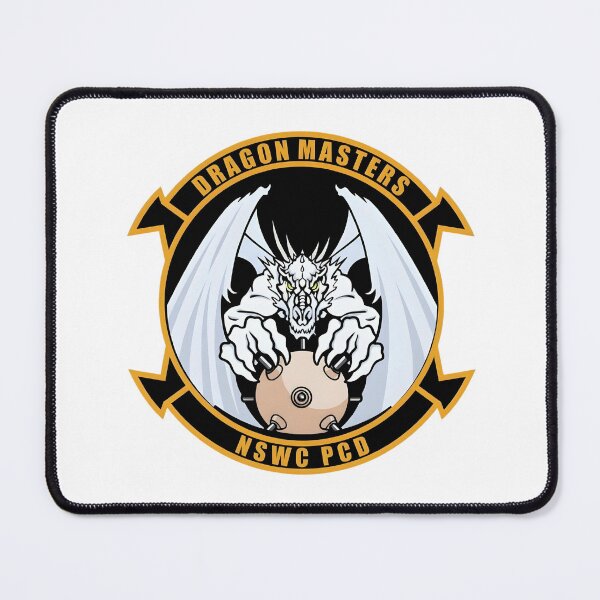 Artikelvorschau, Emblem des US Navy NSWC PCD Dragon Masters Naval Surface Warfare Center entworfen und verkauft von CharlieDesings.