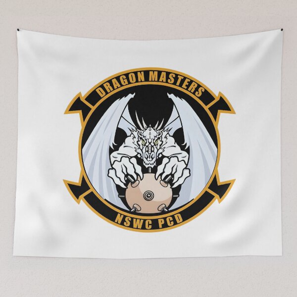 Item preview, US Navy NSWC PCD Dragon Masters Naval Surface Warfare Center Emblem    designed and sold by CharlieDesings.