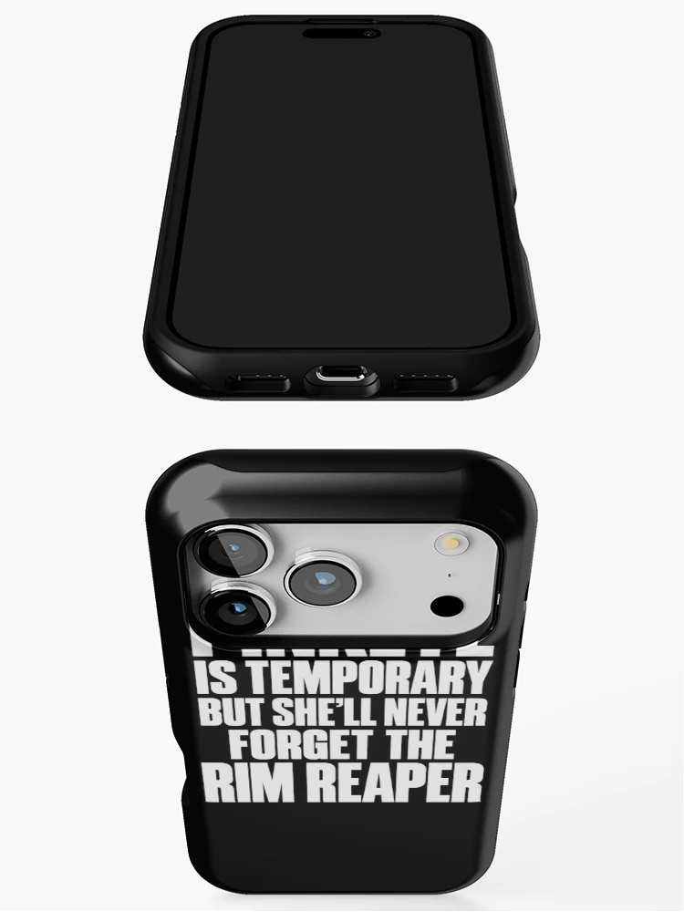 Thumbnail 3 of 4, iPhone Case, Pinkeye Rim Reaper Adult Humor designed and sold by ROUX-ART.