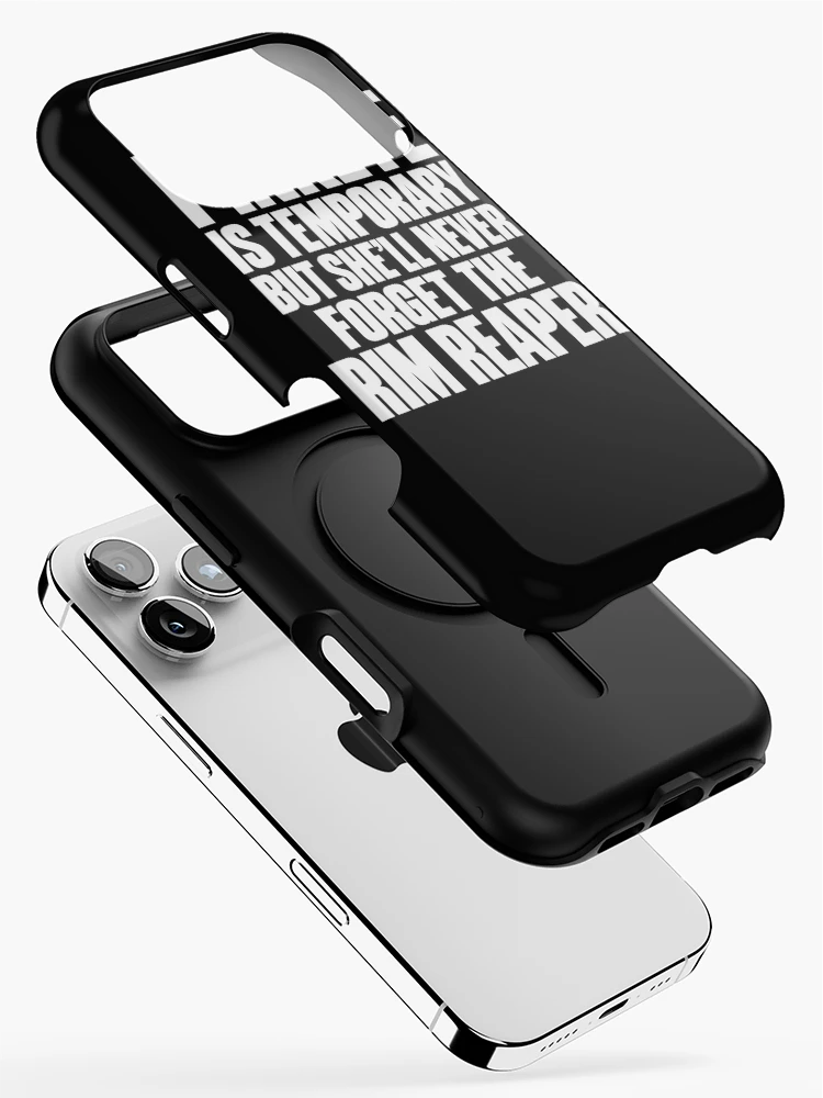 Thumbnail 2 of 4, iPhone Case, Pinkeye Rim Reaper Adult Humor designed and sold by ROUX-ART.