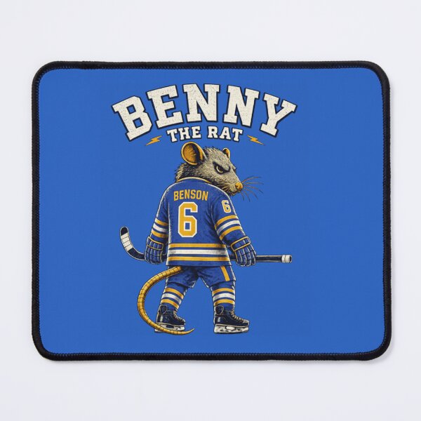 Item preview, Benny The Rat Benson 6 Hockey Jersey Cartoon NHL Fan Art Apparel Gift designed and sold by CaseMitch.