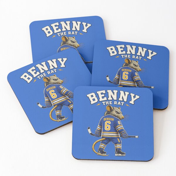 Item preview, Benny The Rat Benson 6 Hockey Jersey Cartoon NHL Fan Art Apparel Gift designed and sold by CaseMitch.