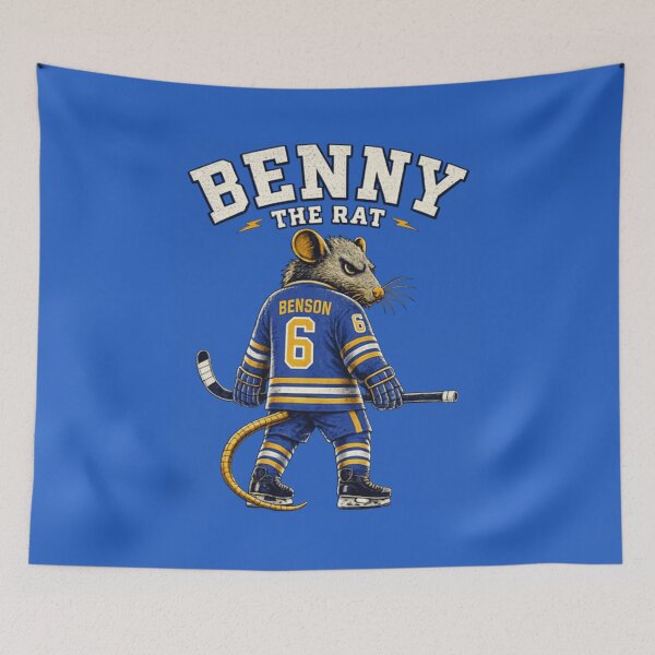 Item preview, Benny The Rat Benson 6 Hockey Jersey Cartoon NHL Fan Art Apparel Gift designed and sold by CaseMitch.