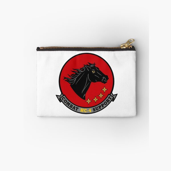 Item preview, US Navy HC-4 Helicopter Combat Support Squadron Black Stallions Emblem    designed and sold by CharlieDesings.