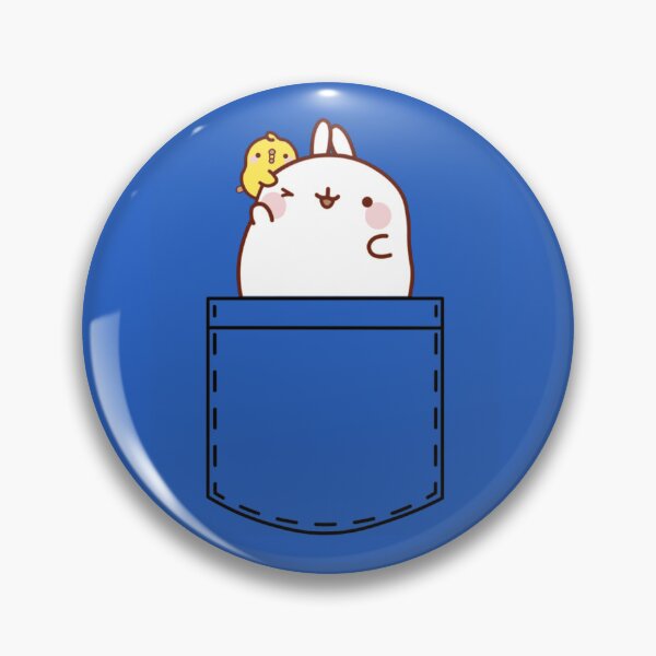 Item preview, Molang Bunny Chick Pocket Cute Kawaii Cartoon Character Fan Art Apparel Gift designed and sold by CaseMitch.