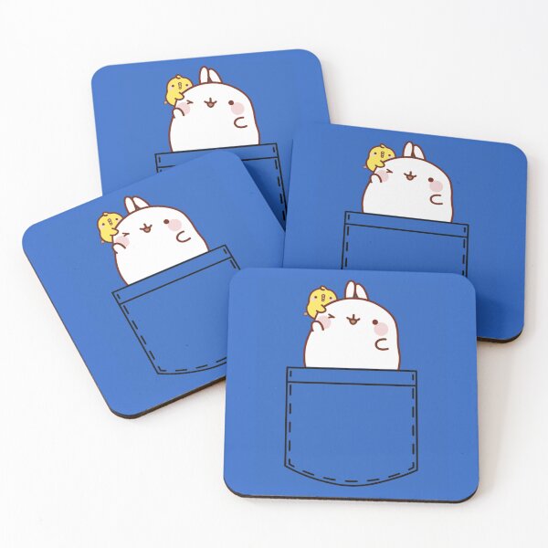 Item preview, Molang Bunny Chick Pocket Cute Kawaii Cartoon Character Fan Art Apparel Gift designed and sold by CaseMitch.
