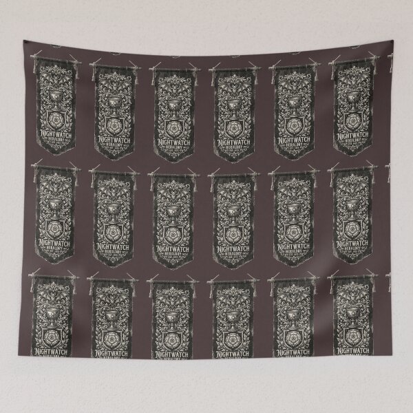 Item preview, Nightwatch Heraldry Banner designed and sold by Studio77-Gothic.
