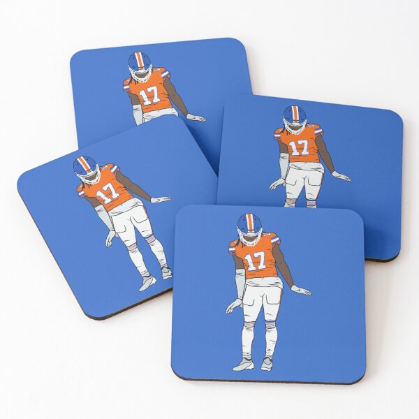Item preview, Football Player Number 17 Orange Jersey Standing Pose Fan Art Apparel Gift designed and sold by CaseMitch.