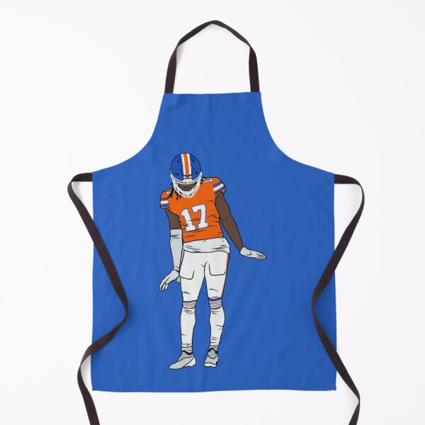 Item preview, Football Player Number 17 Orange Jersey Standing Pose Fan Art Apparel Gift designed and sold by CaseMitch.