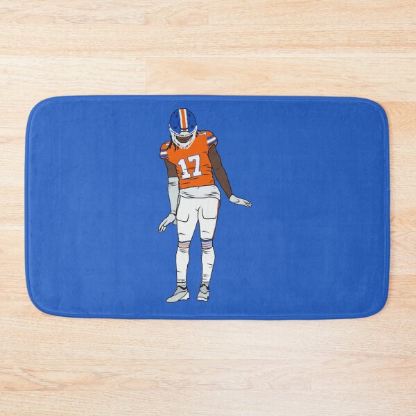 Item preview, Football Player Number 17 Orange Jersey Standing Pose Fan Art Apparel Gift designed and sold by CaseMitch.