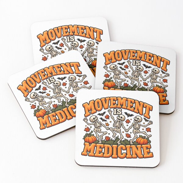 Item preview, Movement Is Medicine Halloween Skeleton Workout designed and sold by ArtDesignTp.