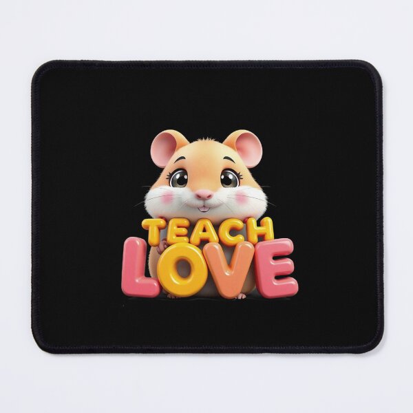 Item preview, Teach Love - cute cartoon mouse designed and sold by Stefrait-7.