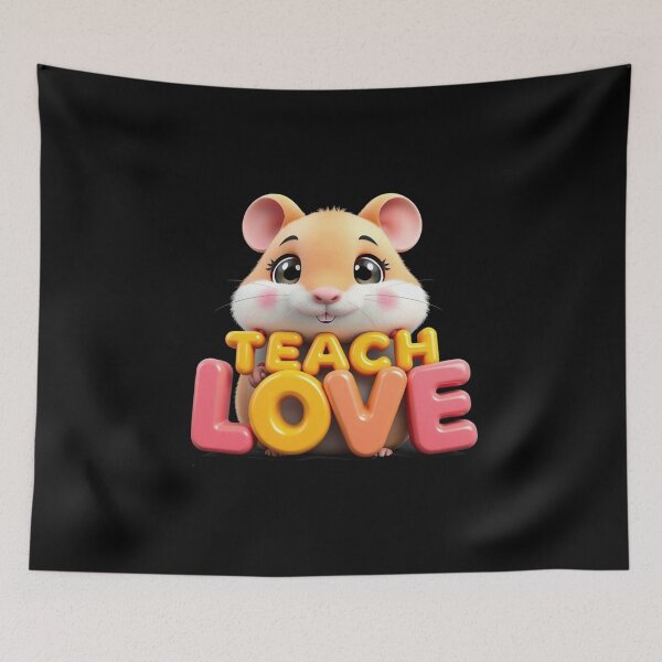 Item preview, Teach Love - cute cartoon mouse designed and sold by Stefrait-7.