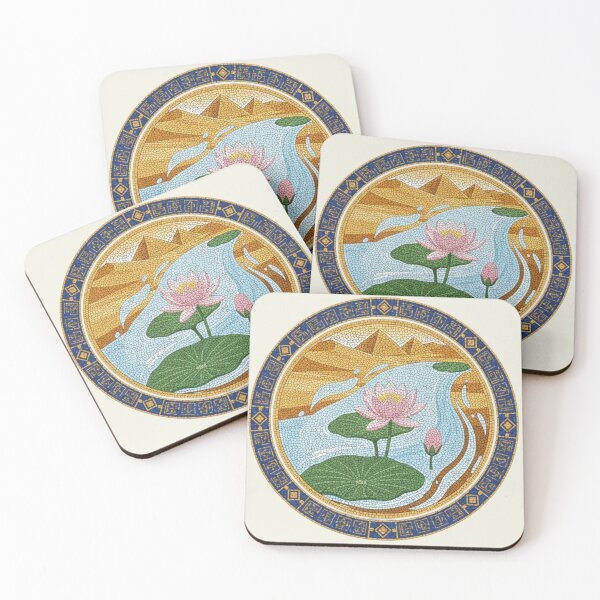 Item preview, Ra's First Light: The Mosaic Lotus - Ancient Egypt Decor designed and sold by codex antique.