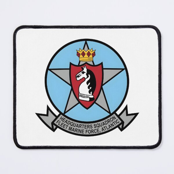 Item preview, USMC Headquarters Squadron Fleet Marine Force Atlantic Emblem designed and sold by CharlieDesings.