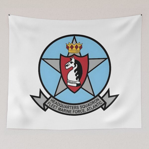 Item preview, USMC Headquarters Squadron Fleet Marine Force Atlantic Emblem designed and sold by CharlieDesings.