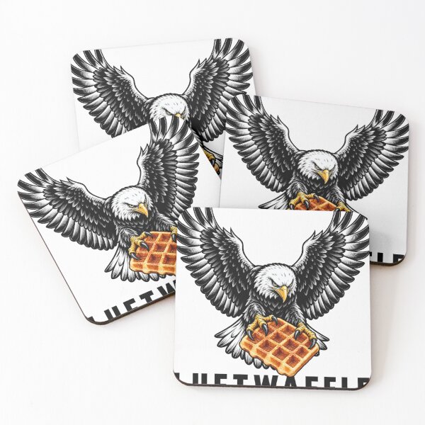 Item preview, Bald Eagle Holding a Waffle designed and sold by ROUX-ART.
