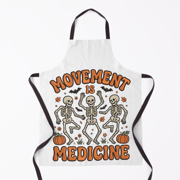 Item preview, Halloween Movement Is Medicine Fitness Skeletons designed and sold by ArtDesignTp.
