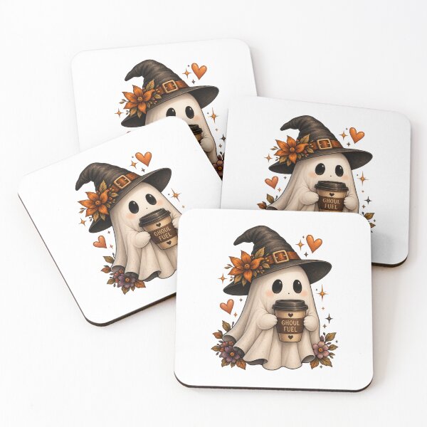 Item preview, Ghoul Fuel Witchy Ghost Coffee designed and sold by DustyCuriositie.