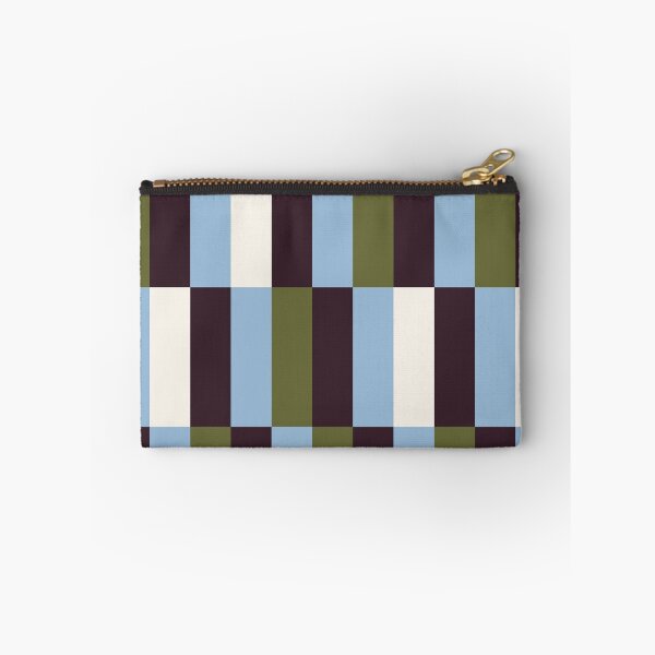 Item preview, Minimal Geometric Rectangles Lines 17 | Stripe Grid Olive Plum Powder Blue designed and sold by MarleneCanto.