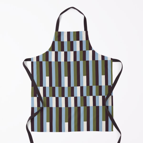 Item preview, Minimal Geometric Rectangles Lines 17 | Stripe Grid Olive Plum Powder Blue designed and sold by MarleneCanto.