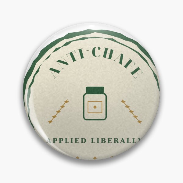 Item preview, Anti Chafe Applied Liberally Runner Seal Badge designed and sold by thestevebro.