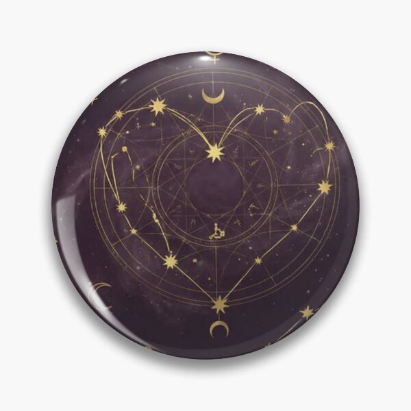 Item preview, Dark Academia Celestial Astrology Pattern – Gothic Zodiac Heart Gift designed and sold by · GAMING SOUL ·.