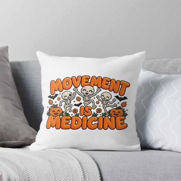 Item preview, Movement Is Medicine Spooky Fitness Skeletons designed and sold by ArtDesignTp.