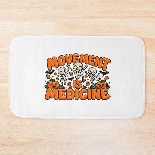 Item preview, Movement Is Medicine Spooky Fitness Skeletons designed and sold by ArtDesignTp.
