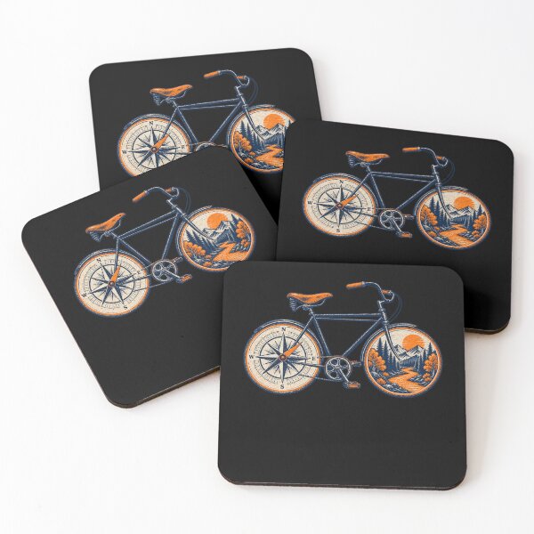 Item preview, Vintage Adventure Bicycle Compass designed and sold by ROUX-ART.