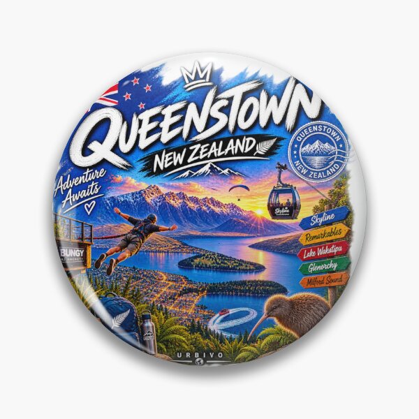 Item preview, Queenstown New Zealand – Mountain Adventure Travel Design designed and sold by URBIVO.