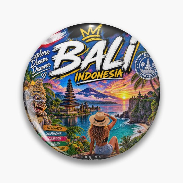 Item preview, Bali Indonesia – Tropical Paradise Travel Adventure Design designed and sold by URBIVO.