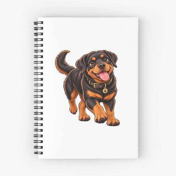 Item preview, Rottweiler Walking Happily designed and sold by BerlyArts.
