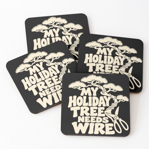 Item preview, My Holiday Tree Needs Wire Bonsai Christmas Humor designed and sold by DreamLayerStudio.