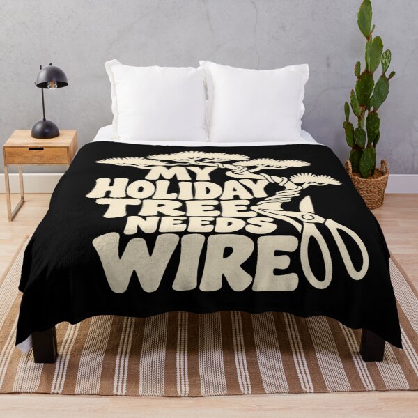 Item preview, My Holiday Tree Needs Wire Bonsai Christmas Humor designed and sold by DreamLayerStudio.