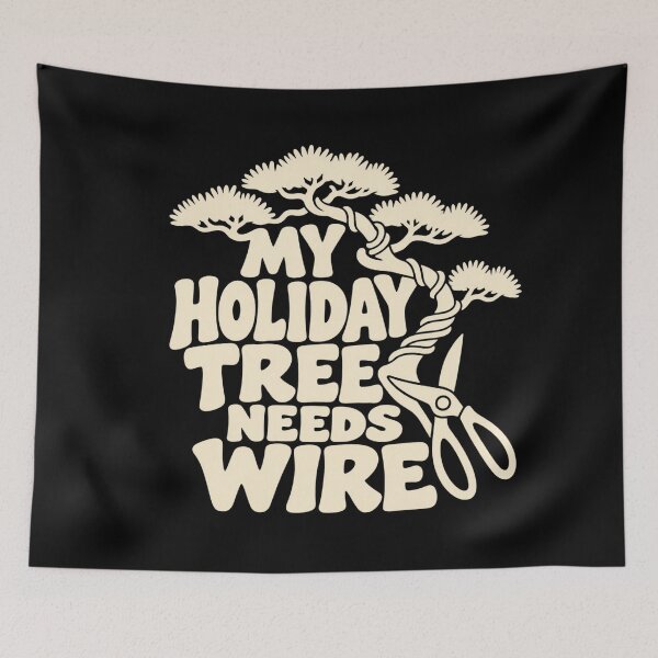 Item preview, My Holiday Tree Needs Wire Bonsai Christmas Humor designed and sold by DreamLayerStudio.