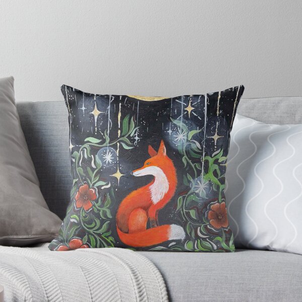 Item preview, Harvest Moon and Fox designed and sold by WhimsyWayCrafts.