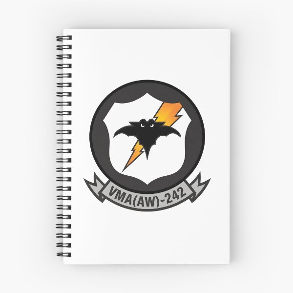 Item preview, USMC VMA(AW)-242 Marine All Weather Attack Squadron Bats Emblem    designed and sold by CharlieDesings.
