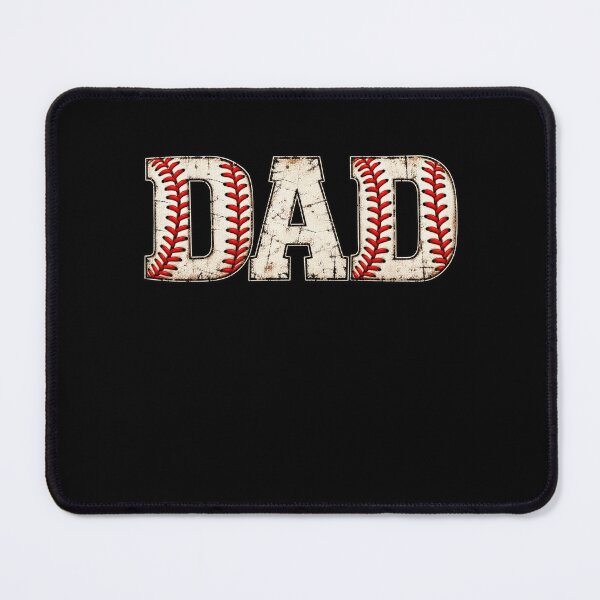 Item preview, Baseball Dad Vintage Stitching designed and sold by ROUX-ART.