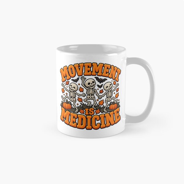 Item preview, Movement Is Medicine Halloween Fitness Skeletons designed and sold by ArtDesignTp.