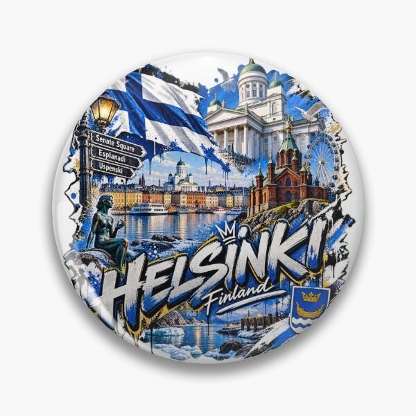 Item preview, Arte urbano callejero en Helsinki, Finlandia – Graffiti en una ciudad nórdica designed and sold by URBIVO.