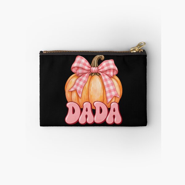 Item preview, Dada Pumpkin with Pink Gingham Bow designed and sold by ROUX-ART.