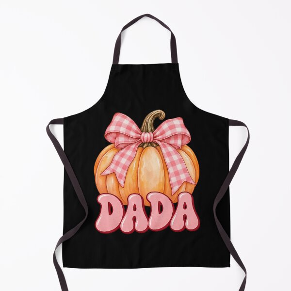 Aperçu de l'œuvre Citrouille Dada avec nœud à carreaux roses créée et vendue par ROUX-ART.
