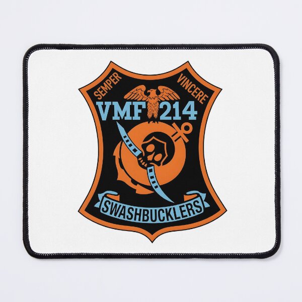 Item preview, USMC VMF-214 Swashbucklers Marine Fighter Squadron Emblem designed and sold by CharlieDesings.