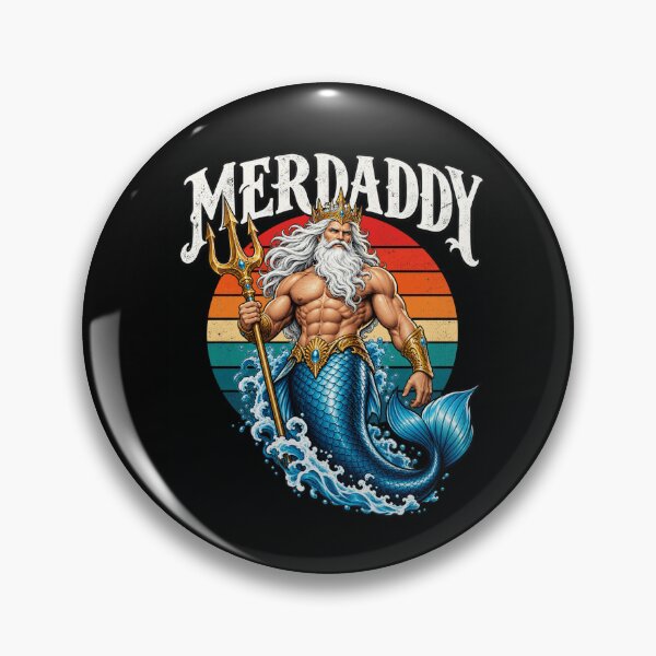 Item preview, Merdaddy Merman Fantasy Art designed and sold by ROUX-ART.