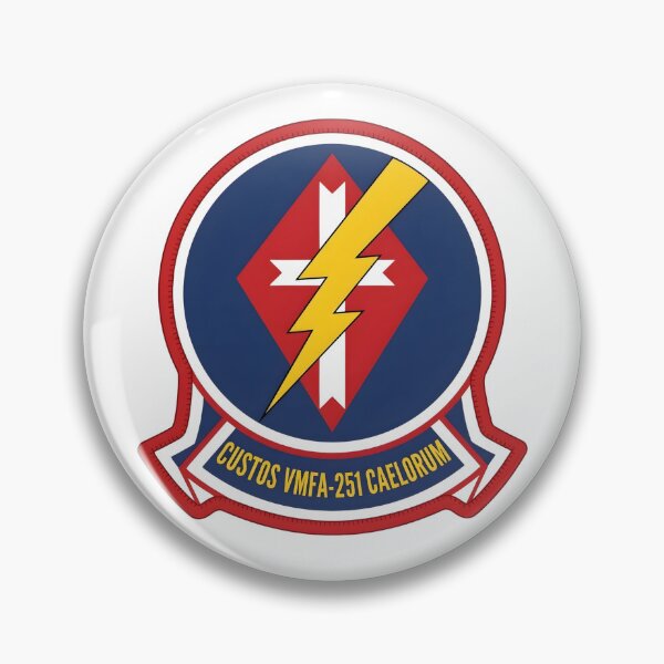 Item preview, USMC VMFA-251 Thunderbolts Marine Fighter Attack Squadron Emblem    designed and sold by CharlieDesings.