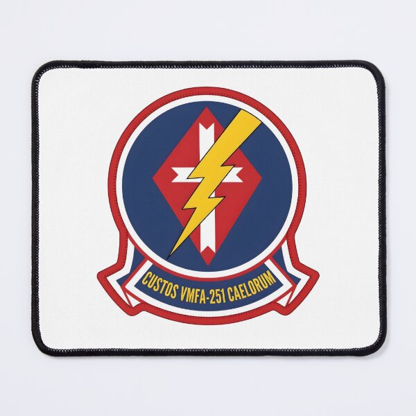 Item preview, USMC VMFA-251 Thunderbolts Marine Fighter Attack Squadron Emblem    designed and sold by CharlieDesings.